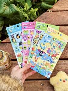 Nekoni loạt vườn đầy màu sắc khủng long bướm côn trùng thế giới trẻ em bọt dán tấm - Product Image 6