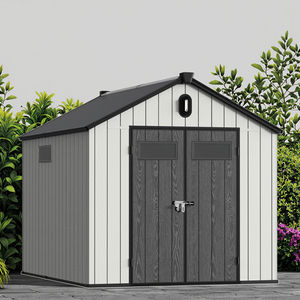 <span class=keywords><strong>Armoire</strong></span> de rangement extérieure étanche 6x4 pieds, abris en <span class=keywords><strong>plastique</strong></span> pour le stockage de produits chimiques de piscine - Product Image 2