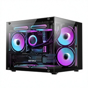 Computadora <span class=keywords><strong>de</strong></span> Escritorio para <span class=keywords><strong>Juegos</strong></span> con Chasis Transparente Personalizado, CPU I3-12100F, 8GB <span class=keywords><strong>de</strong></span> RAM DDR4, SSD SATA <span class=keywords><strong>de</strong></span> 256GB, PC para <span class=keywords><strong>Juegos</strong></span> <span class=keywords><strong>de</strong></span> 500W para Estudiantes - Product Image 3