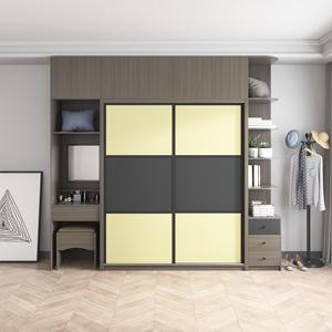 Customized Color Convertible Bedroom Wardrobe with <b>Dressing</b> <b>Table</b> and Cupboard Design for Apartment - Product Image 2