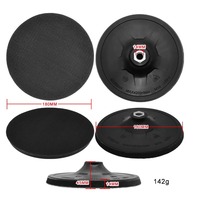 Meuleuse d'angle M14 de 7 pouces avec plateau à disques adhésifs, disque de meulage électrique, papier abrasif pelucheux, disque de polissage à ventouse auto-adhésif