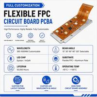 Circuit imprimé flexible FPC, LED PCBA, ceinture de luminothérapie pliable, couverture LED IR, conception personnalisée de la longueur d'onde et de l'angle, OEM ODM
