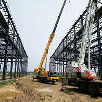 Edificio Prefabricado de Estructura de Acero Ligero, Almacén Logístico Moderno para Exteriores, Taller, Nave Industrial, Oficina, Supermercado, Centro Comercial, Escuela