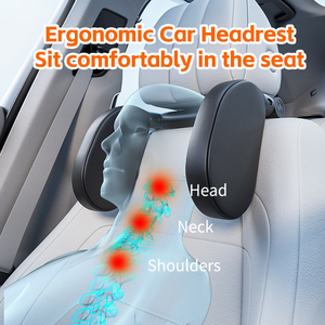 Adjustable Automotive Headrest <b>Pillow</b> Thickened <b>Memory</b> Foam Waterproof Road Pal soft Supports head and neck Travel Sleep - Product Image 2