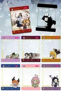 DM Wholesale Demon Anime Slayer Clear Card Part 2 Blind Box Gold Stamping Transparent Acrylic Master Carton Retail Toy Supply - Product Image 4