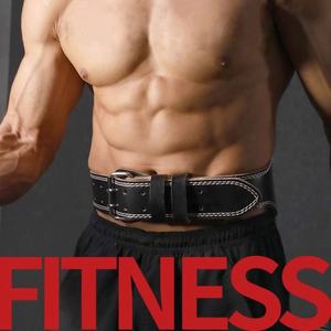 Fitness Spots allenamento palestra dietro vita in pelle pelle di sollevamento pesi Powerlifting cintura leva sollevamento pesi - Product Image 3