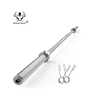 Barbell <strong>Bar</strong> <strong>Weight</strong> Barbell Mens Solid Iron Weighted Workout Barbell <strong>Weight</strong> Straight Weightlifting <strong>Bar</strong> for Home Fitness - Product Image 1