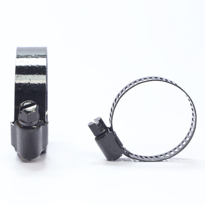 Abrazadera de Manguera Ajustable de Acero Inoxidable 304/201 con Recubrimiento de Zinc Negro Nindejin, Abrazadera de Tubo de Gran Tamaño de 6-300 mm para Automoción - Product Image 3