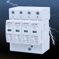 Parafoudre triphasé basse tension 40kA 385V pour éclairage, parafoudre AC SPD