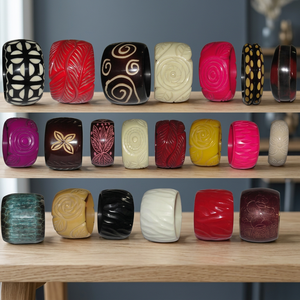 Bracelets de mariage pour femmes, personnalisables, en résine, écologiques, haut de gamme, tendance, forme boule, sertissage circulaire, vente chaude - Product Image 1