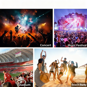 Yifan kabartmalı kişiselleştirilmiş tasarım Logo festivali hediyeler özel erkek dört mevsim promosyon olaylar bilekliği - Product Image 3