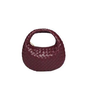 Luxury Portable Female <b>Mini</b> Dumpling Bag European American Fashion Single Shoulder Cross-Body Zip Closure - Product Image 1