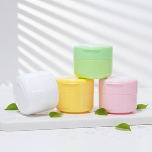100ml 150ml 200ml 250ml Double Wall Body Lotion Cream Body Scrub Containers PP <b>Plastic</b> <b>Jar</b> With Lid for Cosmetics - Product Image 1