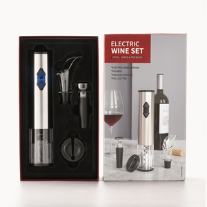 Ensemble cadeau Rechargeable ouvre-bouteille de vin accessoire 4 en 1 <span class=keywords><strong>tire</strong></span>-<span class=keywords><strong>bouchon</strong></span> électrique ouvre-vin - Product Image 6