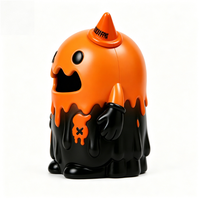 Figurine mystère Orange Trash Character en ABS PVC, jouet d'art personnalisé, 7 cm, non articulée, prévente, décoration de bureau