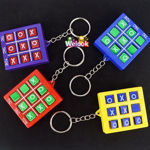 Set di <span class=keywords><strong>Scacchi</strong></span> da Fabbrica, Portachiavi Tris, Gioco da Tavolo Divertente, Giocattoli Educativi per Bambini - Product Image 6