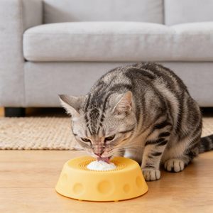 ZMaker 2026 New Silicone Dog Licking Bowl with Rolling Ball Lick and Roll Bowl for Dogs Slow <b>Feeder</b> Dog Bowls for Liquid - Product Image 5