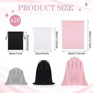 Bolsa para Zapatos de Tela No Tejida Barata al por Mayor, Cubre Zapatos Amarillo Protector Solar, Bolsa de Almacenamiento de Zapatos No Tejida - Product Image 2