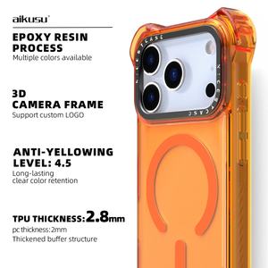 Custom LOGO Luxury Magnetic Shockproof Fashion <b>Mobile</b> Girly <b>Phone</b> Protective Cases for iPhone 17 Pro Max 16 Pro Max Air 15ProMax - Product Image 3