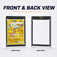 Vente en gros de boîtes de présentation étanches en plastique transparent One Touch 35PT, porte-cartes magnétique pour cartes de sport de baseball