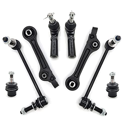 Frenzybro 8 Pcs Front Suspension Kit for 2011-2014 Chrysler 300 2011-16 Dodge Challenger Charger K80822 K80823 K010534 ES800986
