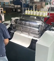 Nueva Máquina de Coser Libros Semiautomática de Formato Ancho con Control de Frecuencia para Encuadernación de Productos de Gran Tamaño, Capacidad 720x520mm