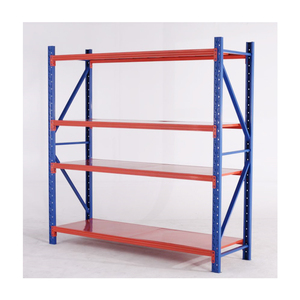 Power Coating warehouse rack 4 layers adjustable 100-500KG standard Storage Shelf Warehouse Storage widespan rack