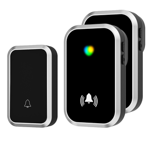 Timbre Inalámbrico <span class=keywords><strong>para</strong></span> Puerta de Largo Alcance (1 a 2 metros) con Certificación CE, Resistente al Agua, 38 Melodías, Luz Intermitente, Funciona con Batería y Enchufe, <span class=keywords><strong>para</strong></span> UE y EE. UU. - Product Image 1