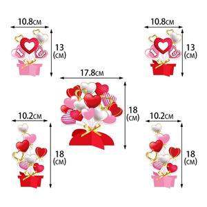 <span class=keywords><strong>Décoration</strong></span> de table en forme de cœur moderne en papier 3D pour la Saint-Valentin, les fêtes, les décorations de mariage, les anniversaires romantiques, les fournitures de <span class=keywords><strong>décoration</strong></span> de la maison - Product Image 3