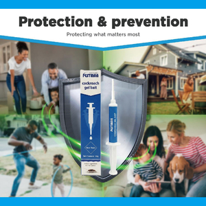 OEM Fipronil 10 g <strong>Cockroach</strong> Gel Bait Efficient Roach Killer Safe <strong>for</strong> Humans and Pets <strong>for</strong> Apartment Kitchen Indoor Roach Control - Product Image 5