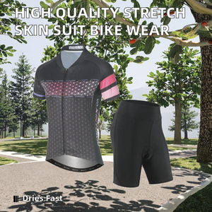 Ensemble de Vêtements de Cyclisme pour Femmes, Combinaison Extensible Respirante de Haute Qualité OEM, Taille Plus, pour Vélo de Route - Product Image 2