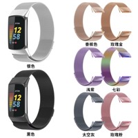 Für Fitbit Charge 5 Mesh Loop Armbänder, Milanaise Metall Edelstahl Magnetische Armbänder