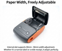 Printer Label Thermal Tanpa Kabel 58mm Langsung dari Pabrik, 2 in 1 dengan Daya Tahan Baterai Lama untuk Rumah, Kantor, dan Usaha Kecil