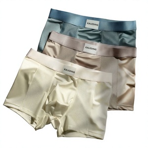 Mid Rise Solid Shorts Elastic Waist <b>Boxer</b> Briefs Comfortable Breathable Anti-Bacterial 100% Cotton Mens Everyday - Product Image 1