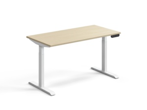 Electric Height Adjustable Modern <strong>Standing</strong> Desk with Cable Management Tray Anti-Collision <strong>Workstation</strong> Home Office - Product Image 1