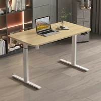 Meubles intelligents à moteur unique avec cadre en acier inoxydable Table électrique à hauteur réglable Base élévatrice Bureau assis-debout