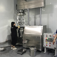 Mélangeur pour gommage corporel, machine à beurre industrielle pour laboratoire cosmétique, machine à beurre en tube, machine à beurre papillon intelligente, petite machine à crème cosmétique, émulsion sous vide, graisse