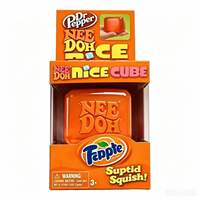 Nouveauté 2026 : Jouets sensoriels Needoh Cube Dr Pepper Squishy X Fanta Nice Cube, jouet anti-stress Squishy à remontée lente en sucre de malt