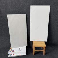 Offre Spéciale 400x800mm Carreau de marbre blanc or de Carrare pour intérieur cuisine et salle de bain mur carrelage en porcelaine