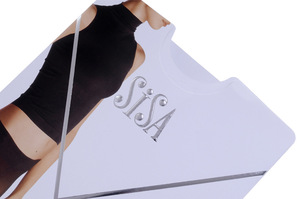 Different Colored Foil Embossed Logo Custom Paper Stocking Bodystocking Pantyhose Package <b>Box</b> - Product Image 6