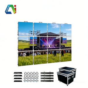 Schermo LED per Video Display P2.6 da Interno/Esterno, Facile da Installare, Dimensioni Personalizzabili 500*500 mm, per Sfondi di Programmi TV in Pakistan, Noleggio Schermi HD - Product Image 1