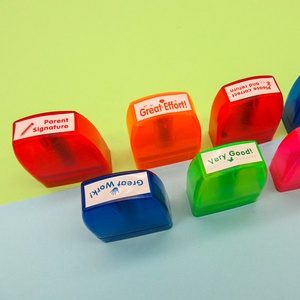 Con Dấu Tự Mực In Vui Nhộn Thiết Kế Theo Yêu Cầu 8 Trong 1 Giá Nhà Máy Bán Sỉ Cho Giáo Viên - Product Image 6