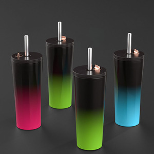 Bicchieri Termici Diamantati di Alta Qualità con Logo Personalizzato, 700ml, Vendita all'Ingrosso, Doppia Parete in Acciaio Inossidabile, Isolati, con Scatola e Bottiglia - Product Image 3