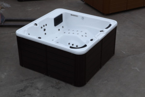 Haute qualité 6 personnes contemporain Whirlpool Spa Portable extérieur pour <span class=keywords><strong>Jacuzzi</strong></span> Installation autoportante Massage caractéristique égouttoir - Product Image 2