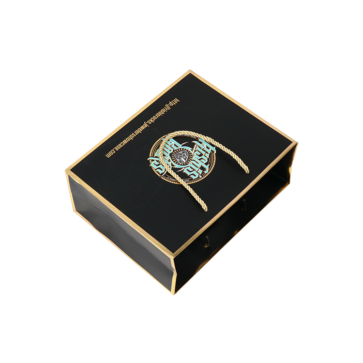 Wholesale High Quality Customized Matte Shopping Random Pattern Paper Bags For Hair Extension Packaging