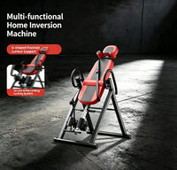 Table d'inversion pliable réglable en gros, machine d'inversion avec sangle de sécurité rembourrée pour la décompression vertébrale et le soulagement des douleurs dorsales