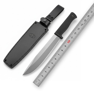 FN A2 Outdoor Tactical Survival Knife DIY Stainless Steel 5.6mm Thickness <b>Rubber</b> Handle Drop Point Straight <b>Edge</b> OEM/ODM - Product Image 6