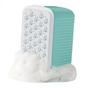 Boîte à Savon Ronde Moderne Écologique avec Drainage, Distributeur de Savon Moussant Portable pour Hôtel, Cuisine, Comptoir, Salle de Bain, Appartement - Product Image 1