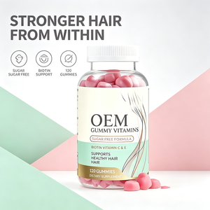Gommes sans sucre à la <span class=keywords><strong>biotine</strong></span>, vitamines C et E pour des <span class=keywords><strong>cheveux</strong></span> sains – 120 gommes – <span class=keywords><strong>Complément</strong></span> <span class=keywords><strong>alimentaire</strong></span> - Product Image 4