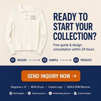 Pull en maille à col roulé boutonné pour femme, style preppy, collection hiver, vente en gros